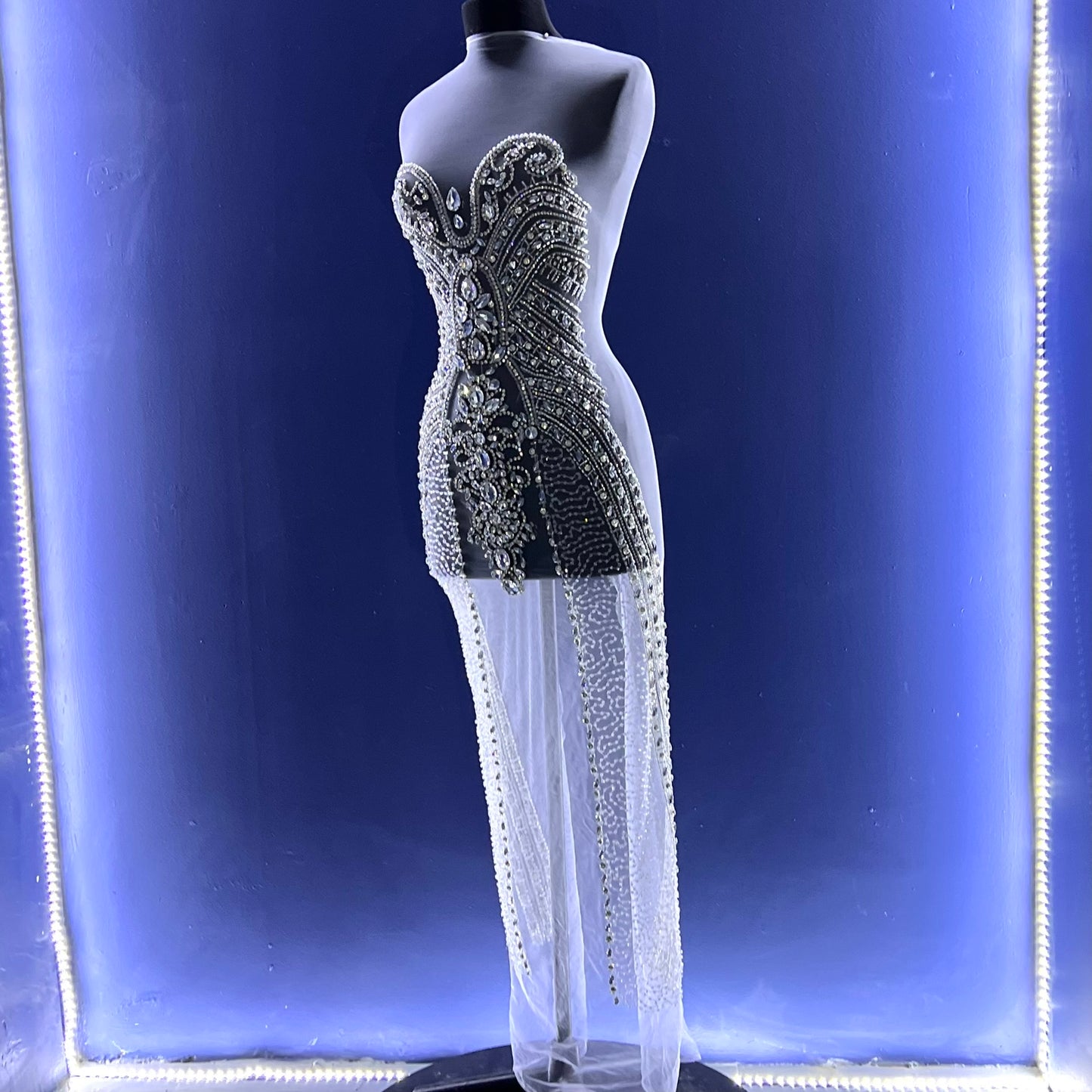 Anastasia Rhinestone Fabric