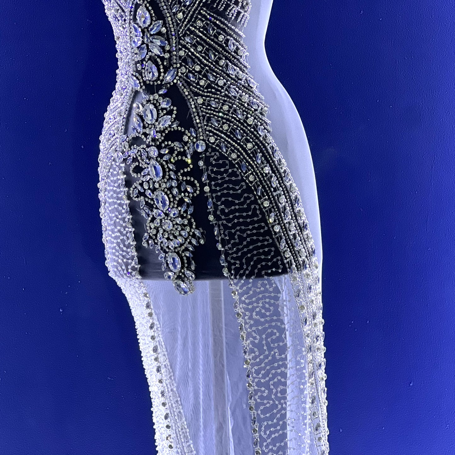 Anastasia Rhinestone Fabric