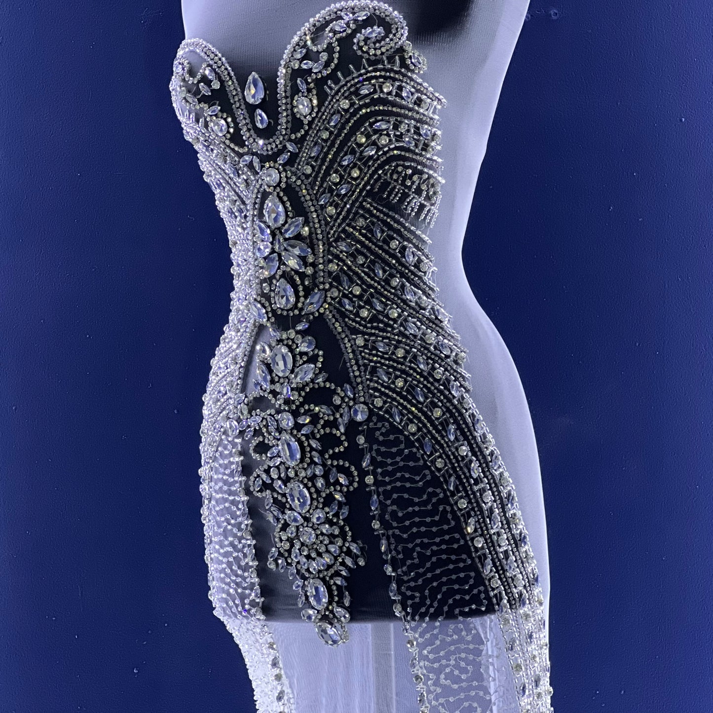Anastasia Rhinestone Fabric