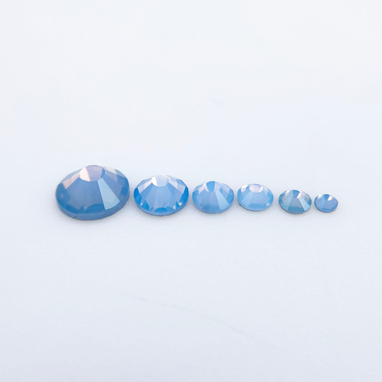Blue Opal Glass Rhinestones