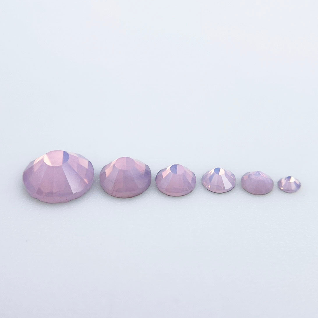 Pink Opal Glass Rhinestones