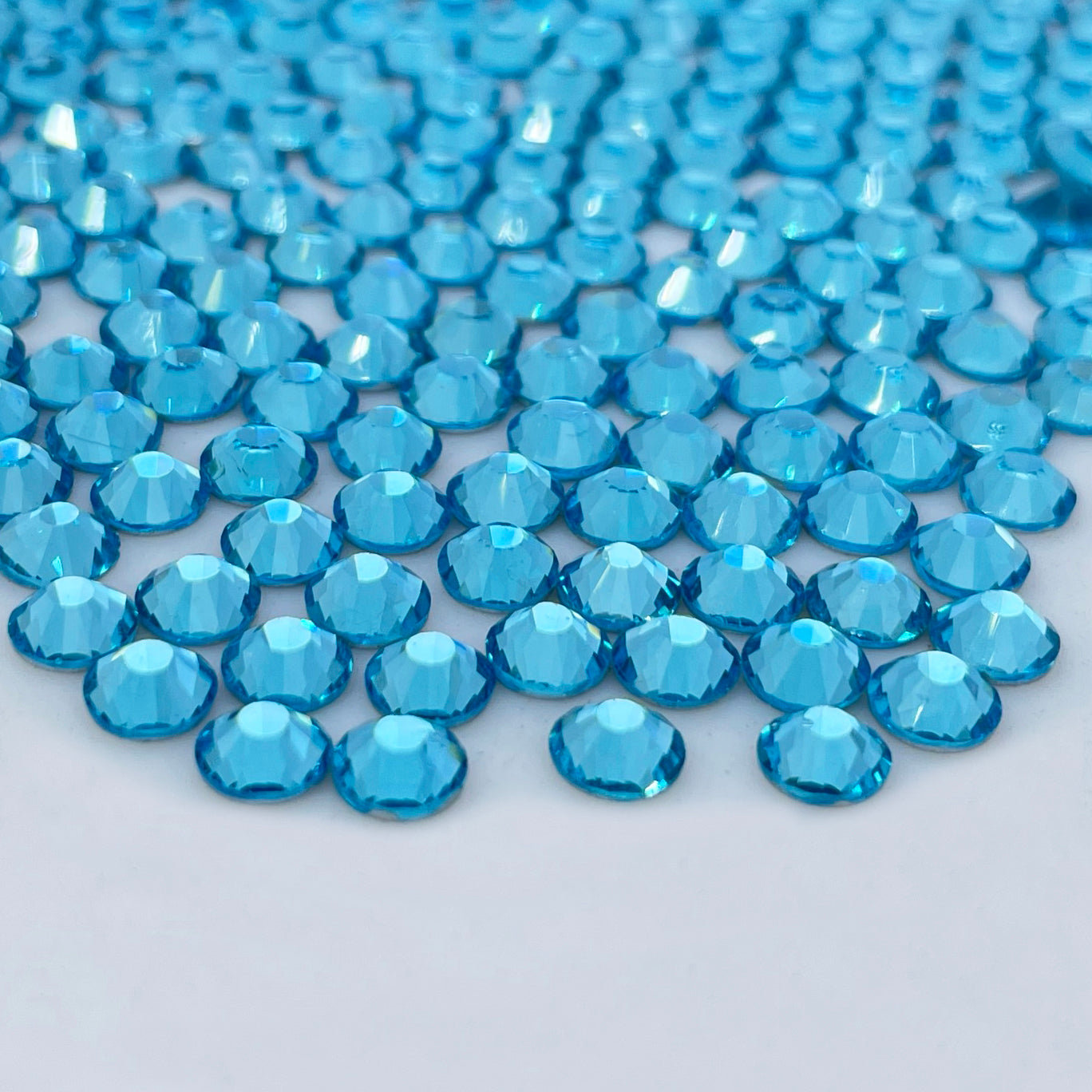 Aquamarine Glass Rhinestones