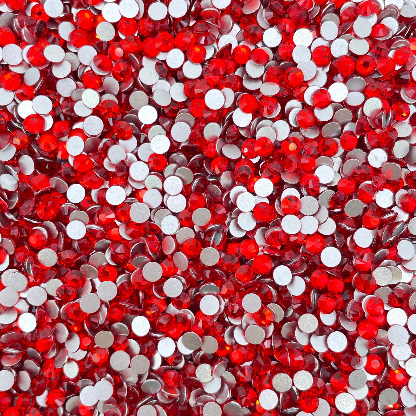 Lt. Siam Glass Rhinestones
