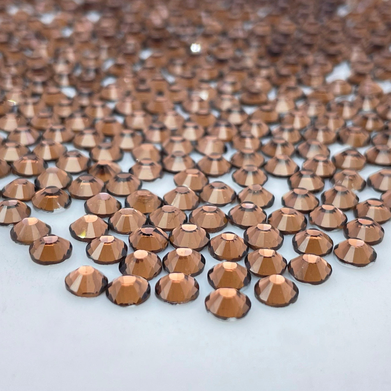 Smoked Topaz Glass Rhinestones