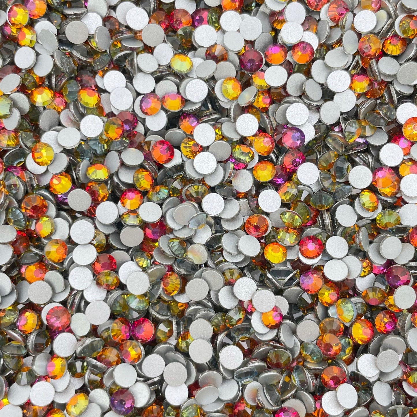 Red Flare Glass Rhinestones