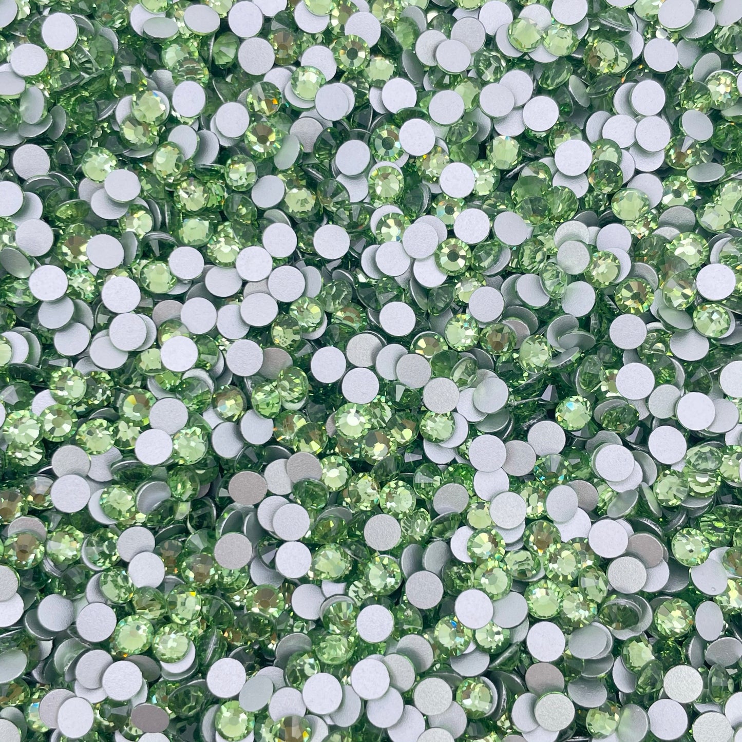Peridot Glass Rhinestones