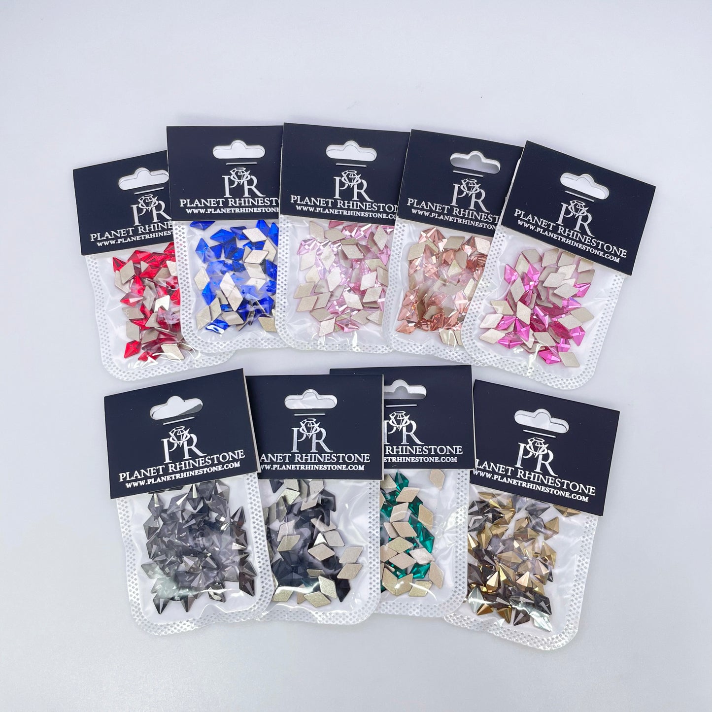 6*10 Rhombus Glass Rhinestones