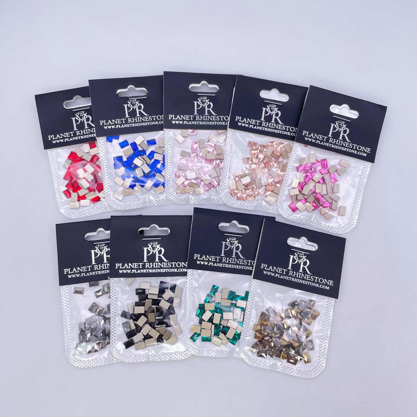 4*6 Rectangular Glass Rhinestones