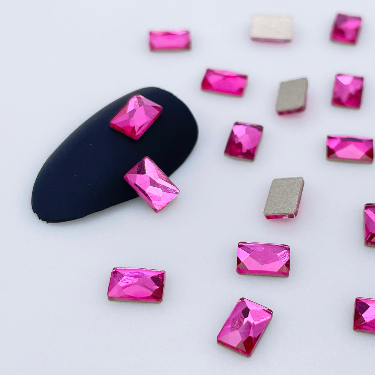 4*6 Rectangular Glass Rhinestones