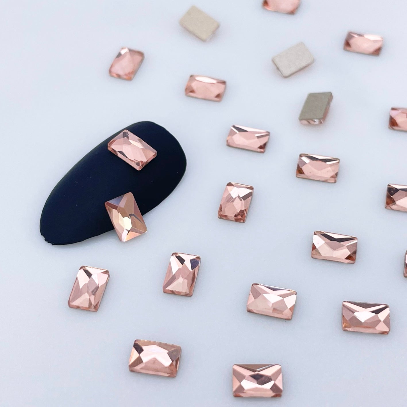 4*6 Rectangular Glass Rhinestones