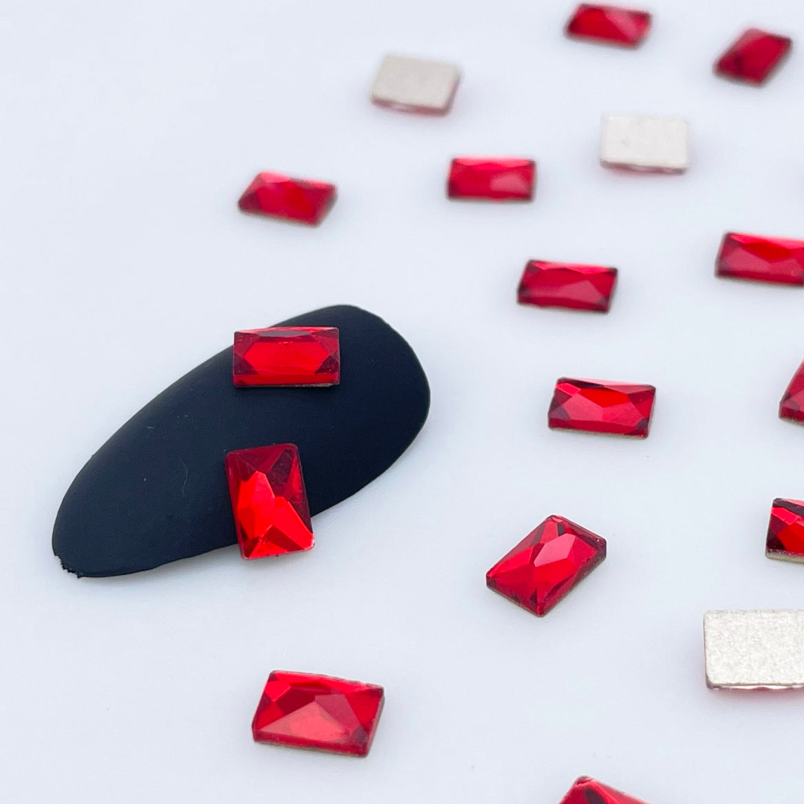 4*6 Rectangular Glass Rhinestones