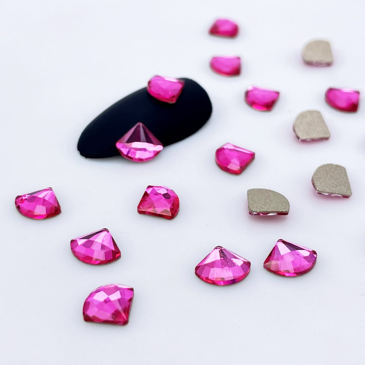 6*8 Fan Shape Glass Rhinestones