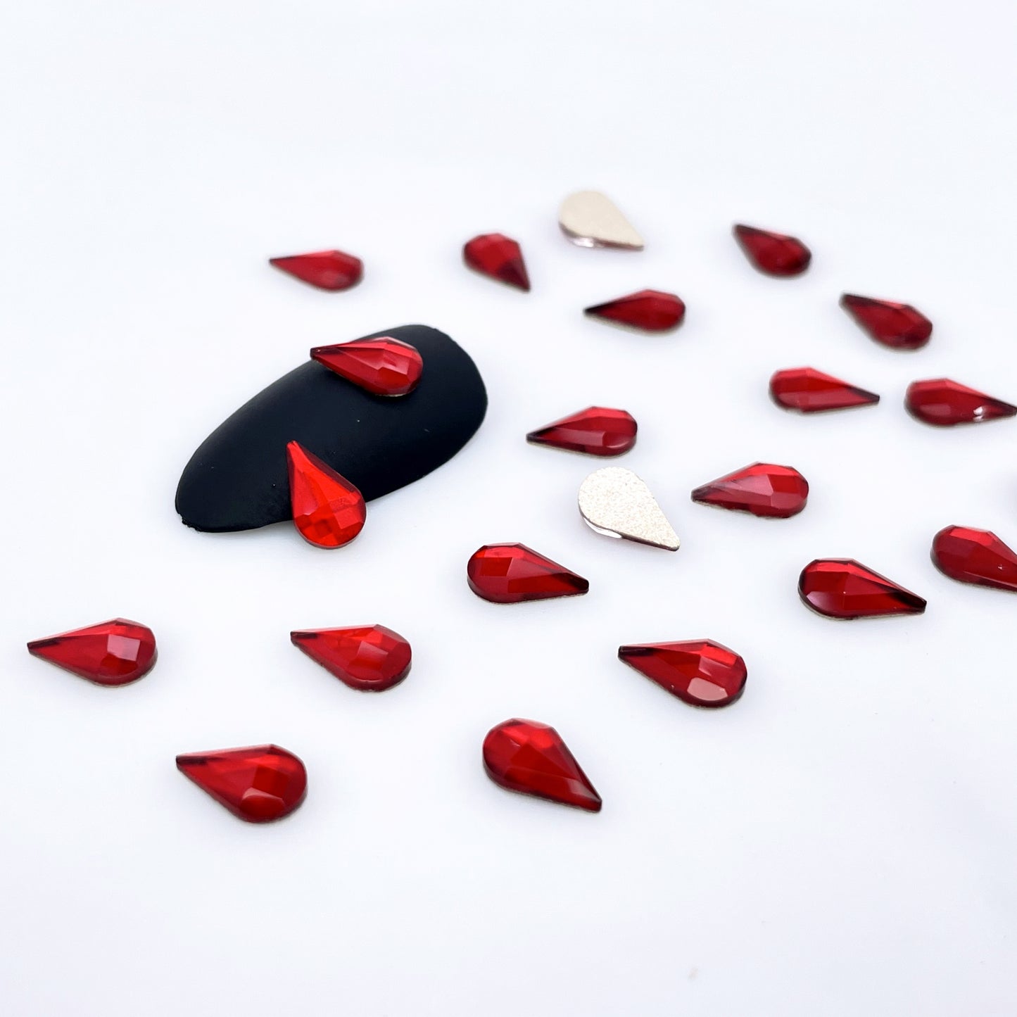5*8 Tear Drop Glass Rhinestones