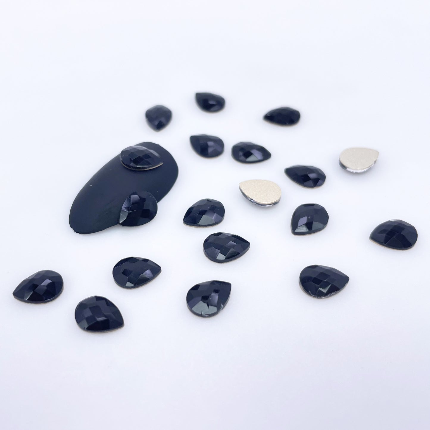 6*8 Tear Drop Glass Rhinestones
