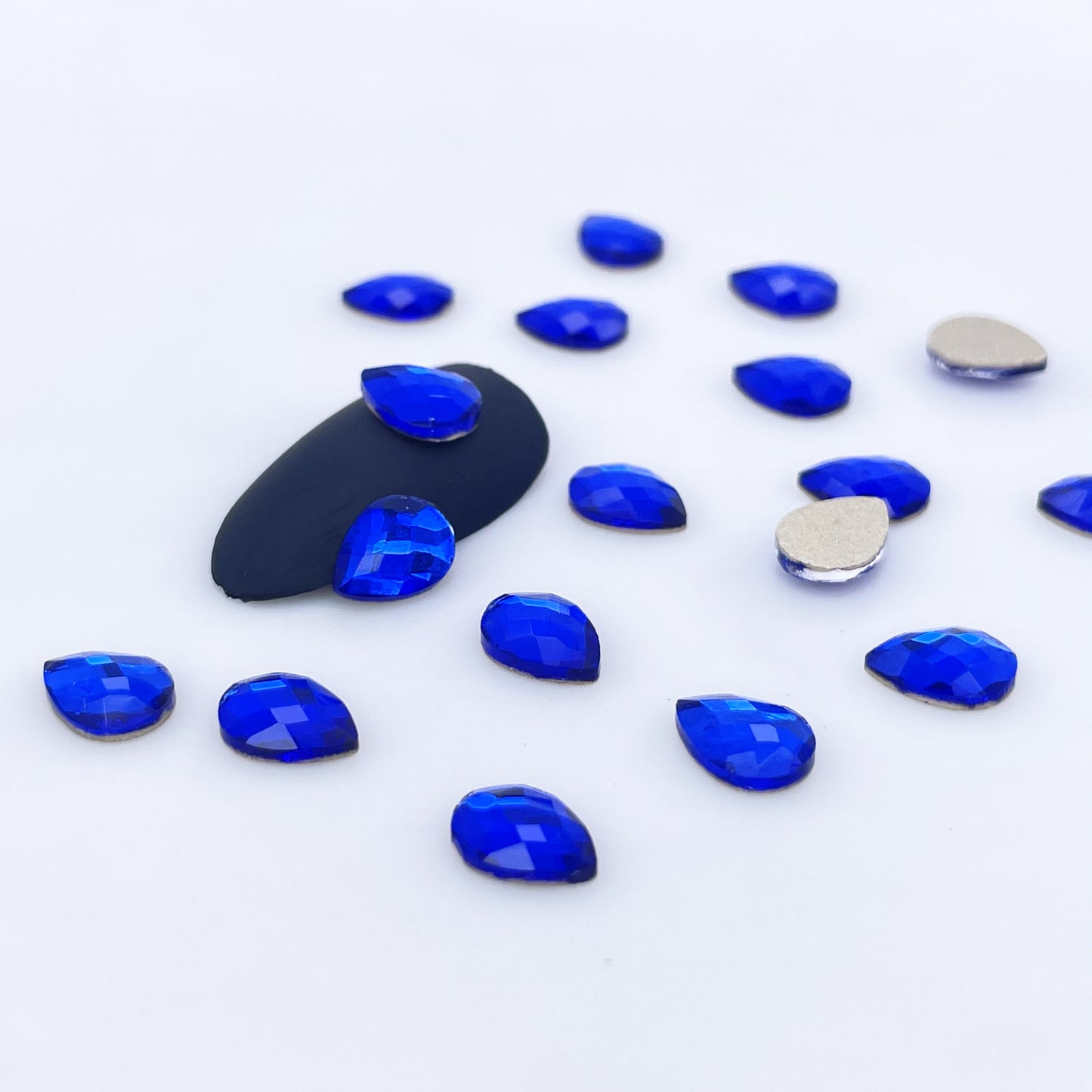 6*8 Tear Drop Glass Rhinestones