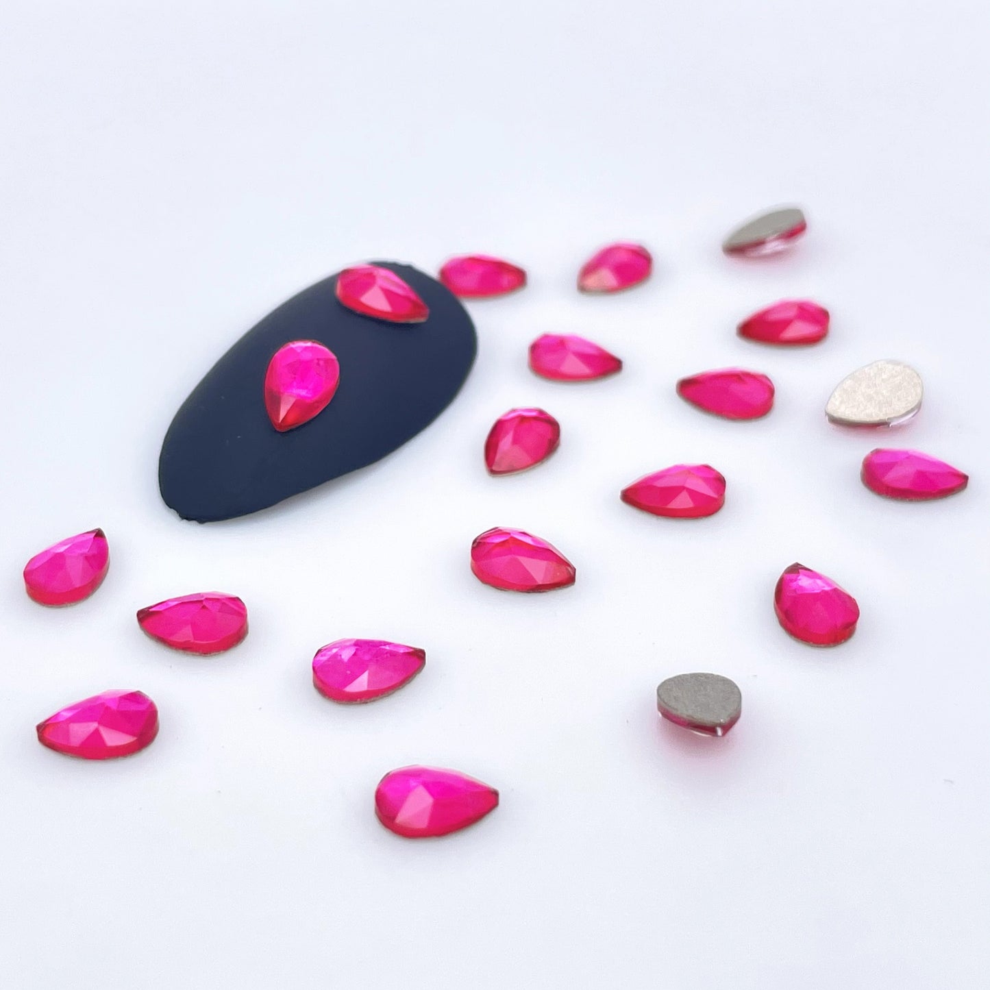 4*6 Tear Drop Glass Rhinestones