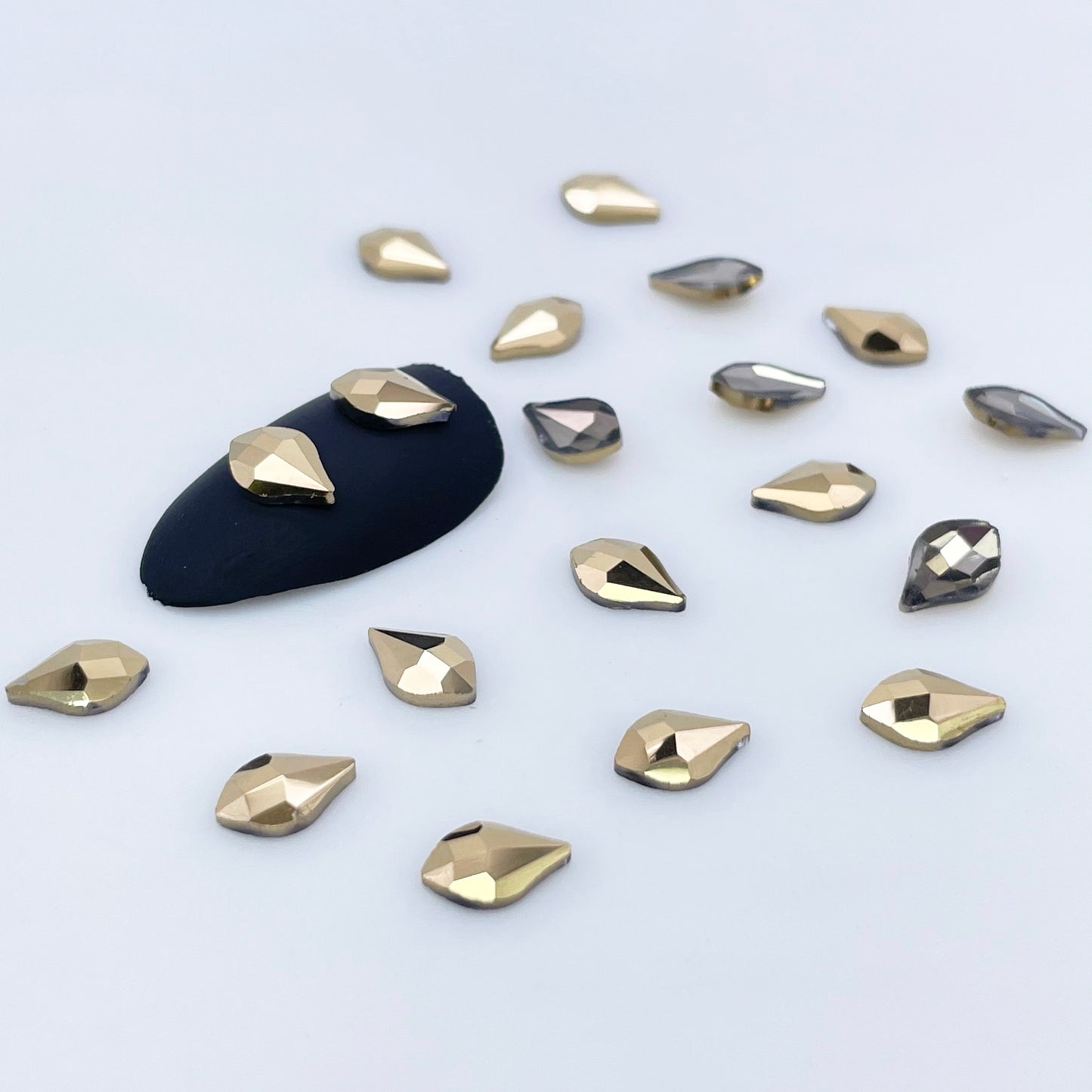 5*8 Maple Leaf Glass Rhinestones