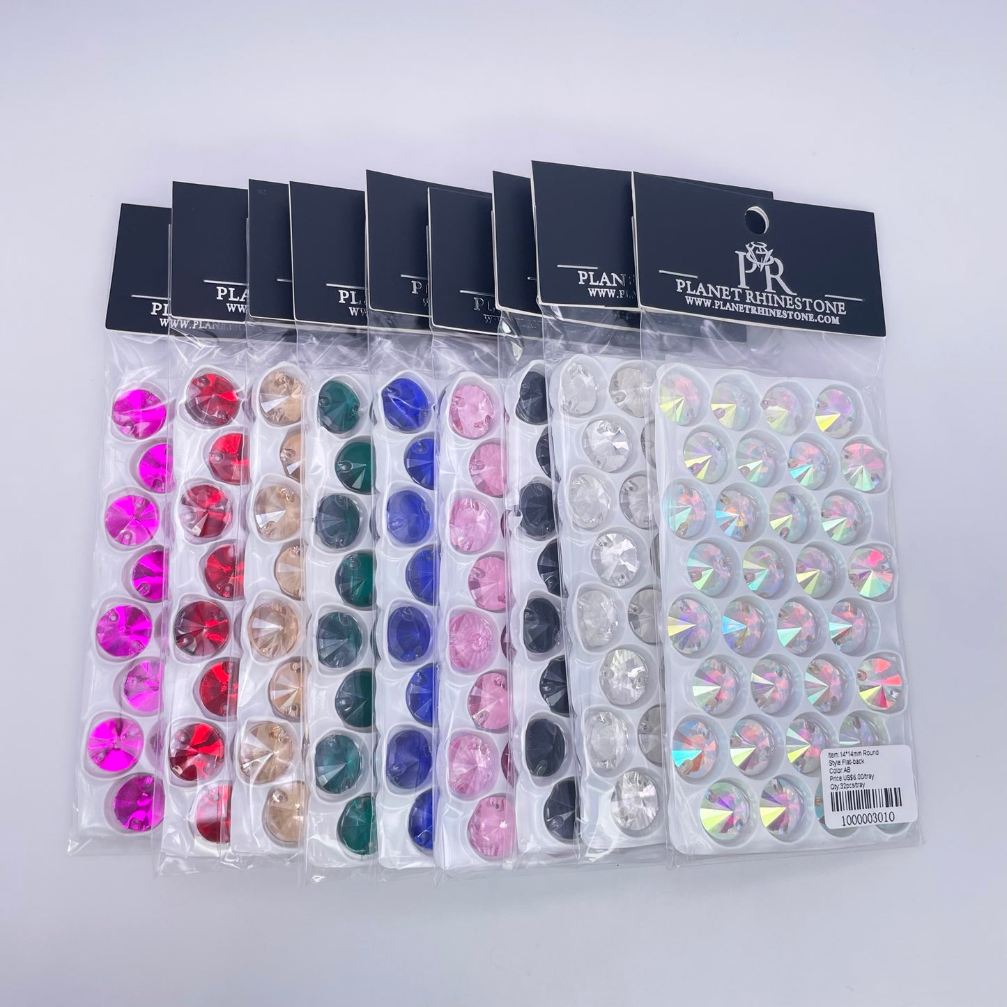 Round | 14*14mm | Flatback Rhinestones