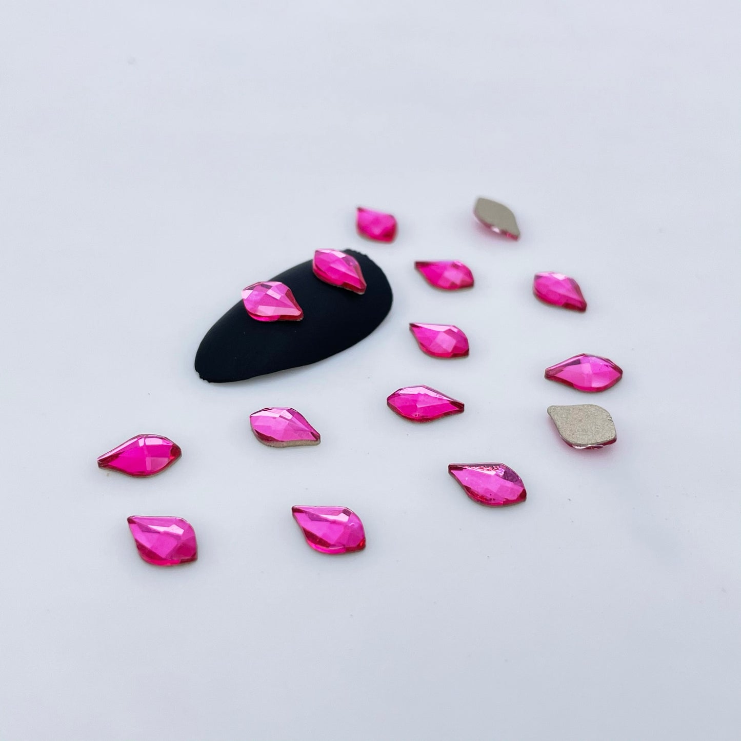 5*8 Maple Leaf Glass Rhinestones