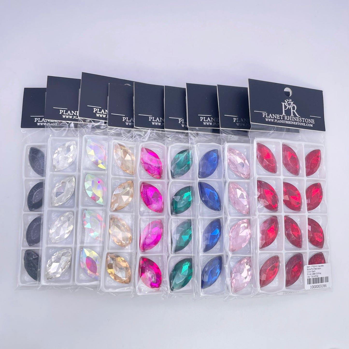 Navette | 17*32mm | Pointed Back Rhinestones
