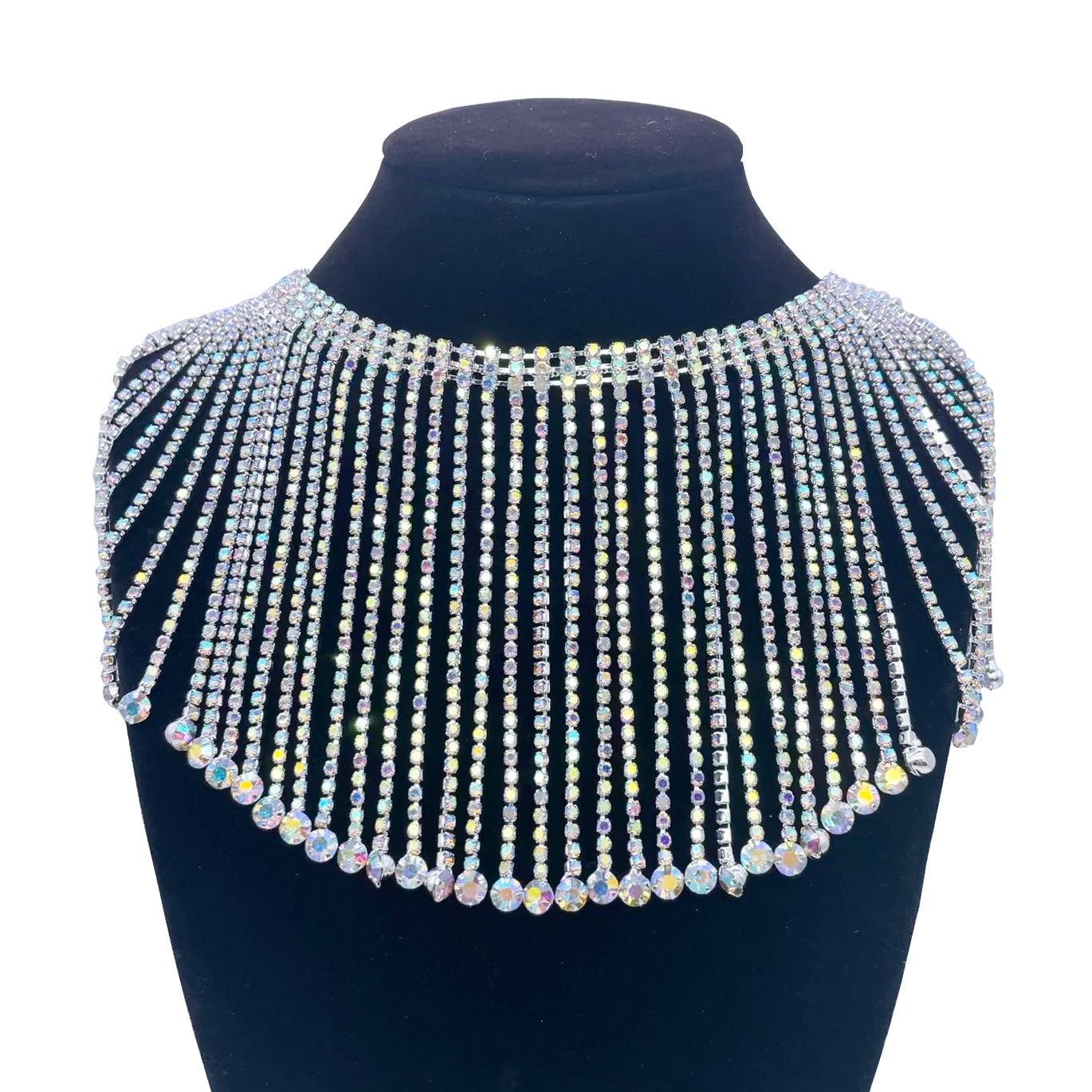 4"  Rhinestone Fringe