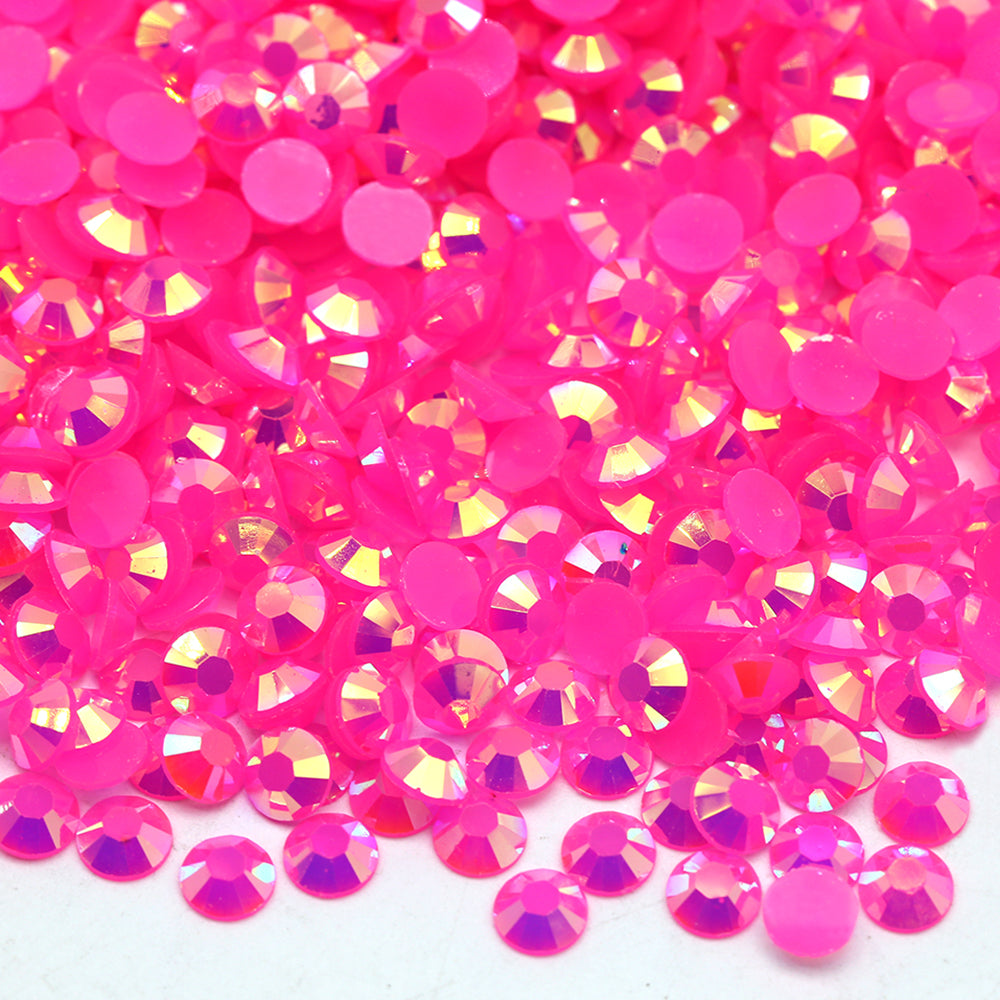 3mm Grams' Glitter House Pink Jelly Rhinestones