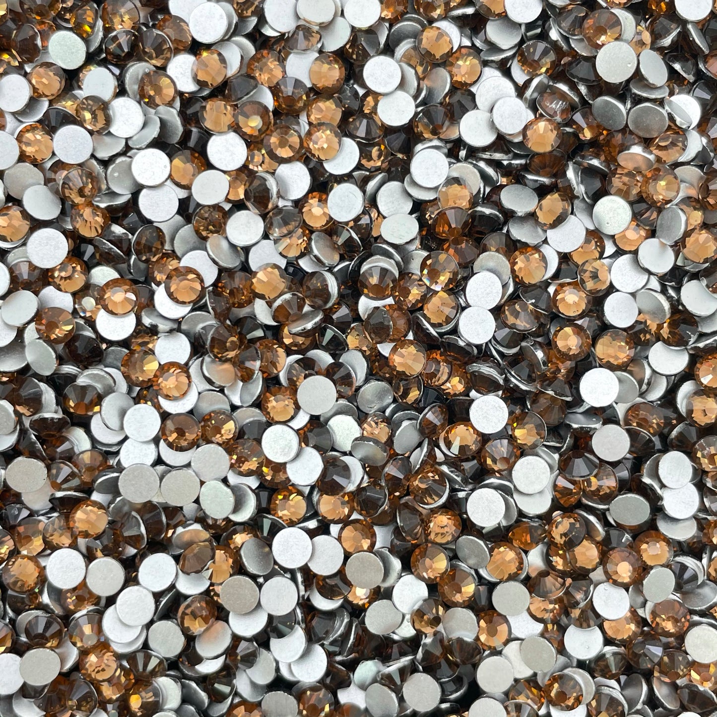 Smoked Topaz Glass Rhinestones