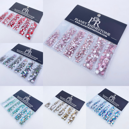 Multi-Pack Glass Rhinestones