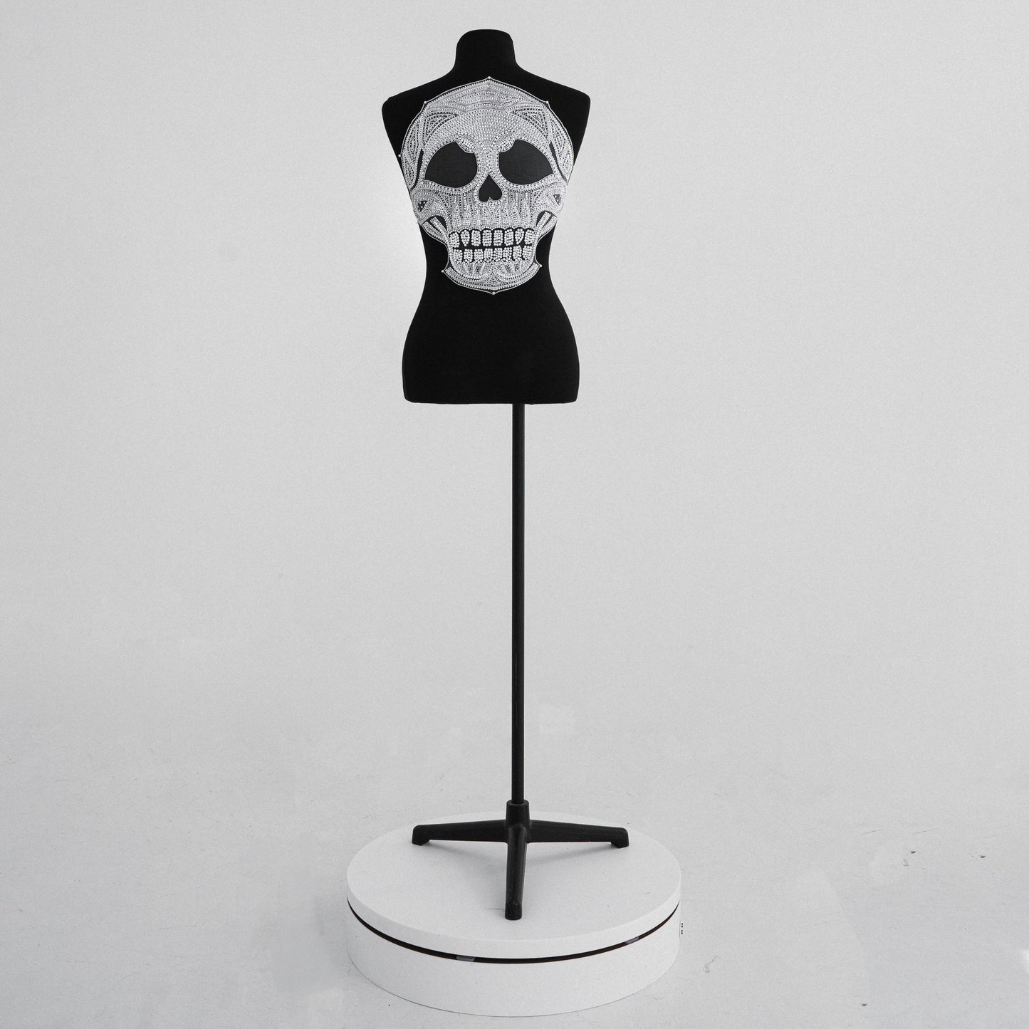 Rhinestone Skull Applique