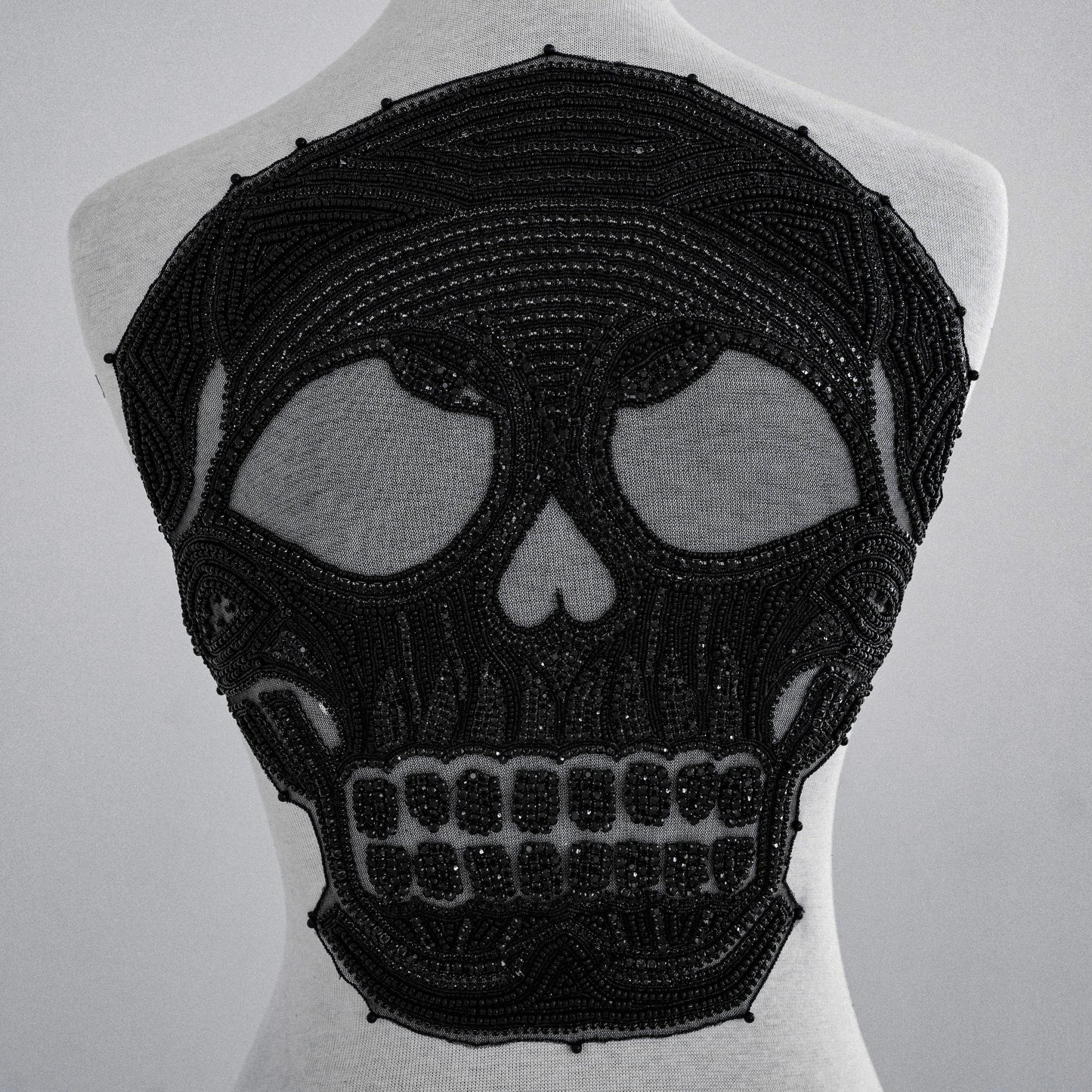 Rhinestone Skull Applique
