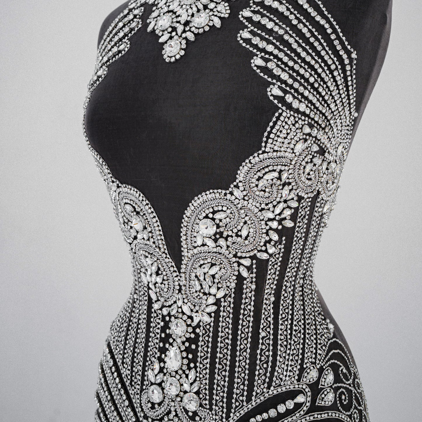 J Lo Rhinestone Fabric