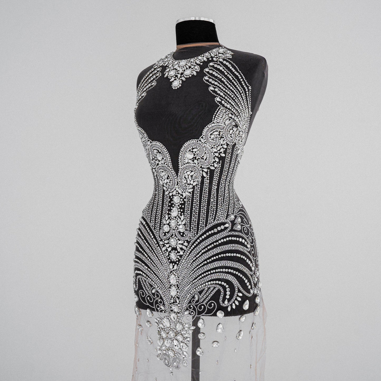 J Lo Rhinestone Fabric