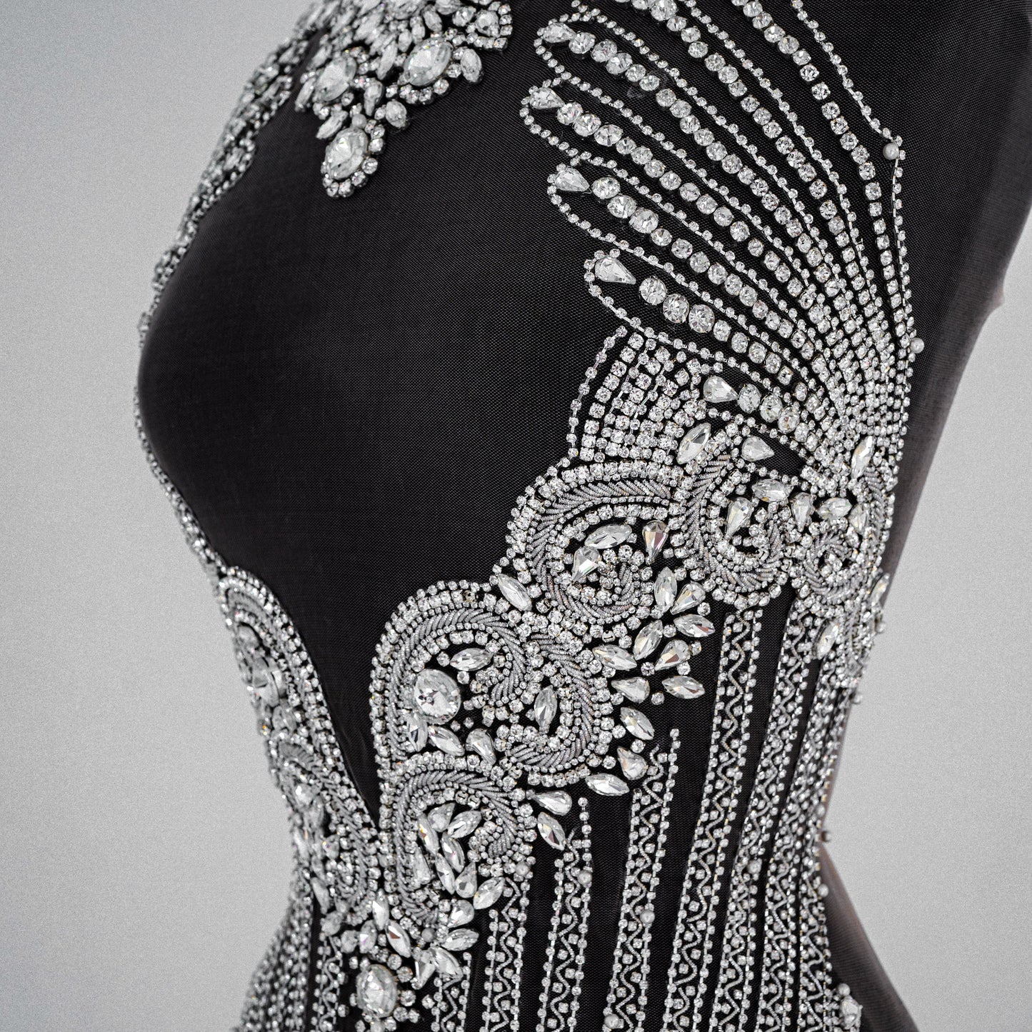 J Lo Rhinestone Fabric