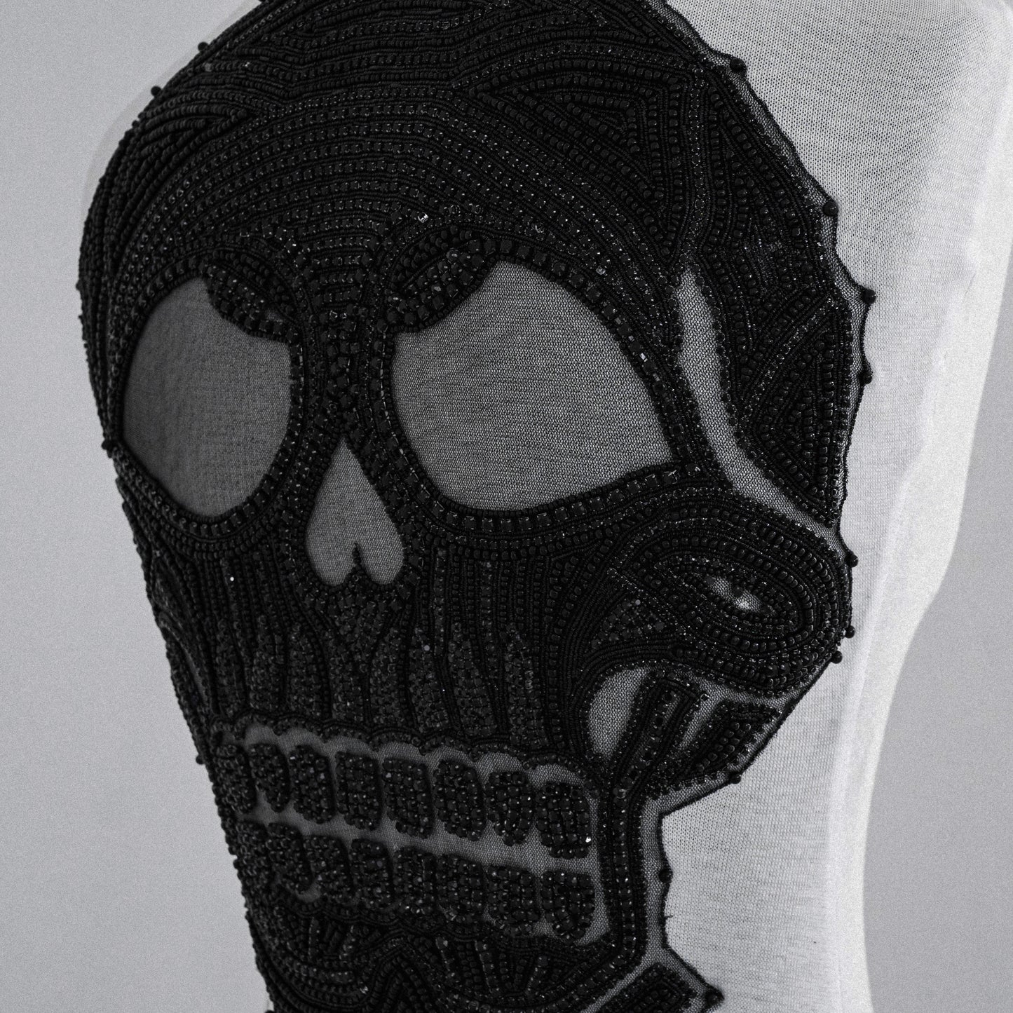 Rhinestone Skull Applique