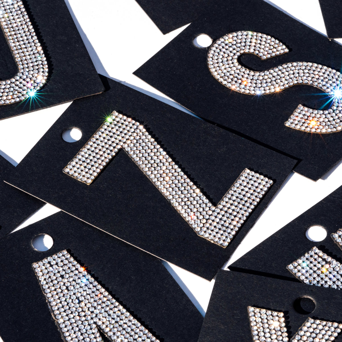 U LETTER Rhinestone Iron on Heat Transfer, Iron on Patches Letters, Iron on  Letters for Fabric, Letter Patches Iron On, Sequence Iron On 