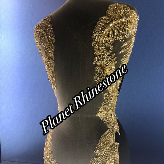 Alli Rhinestone Beaded Bodice