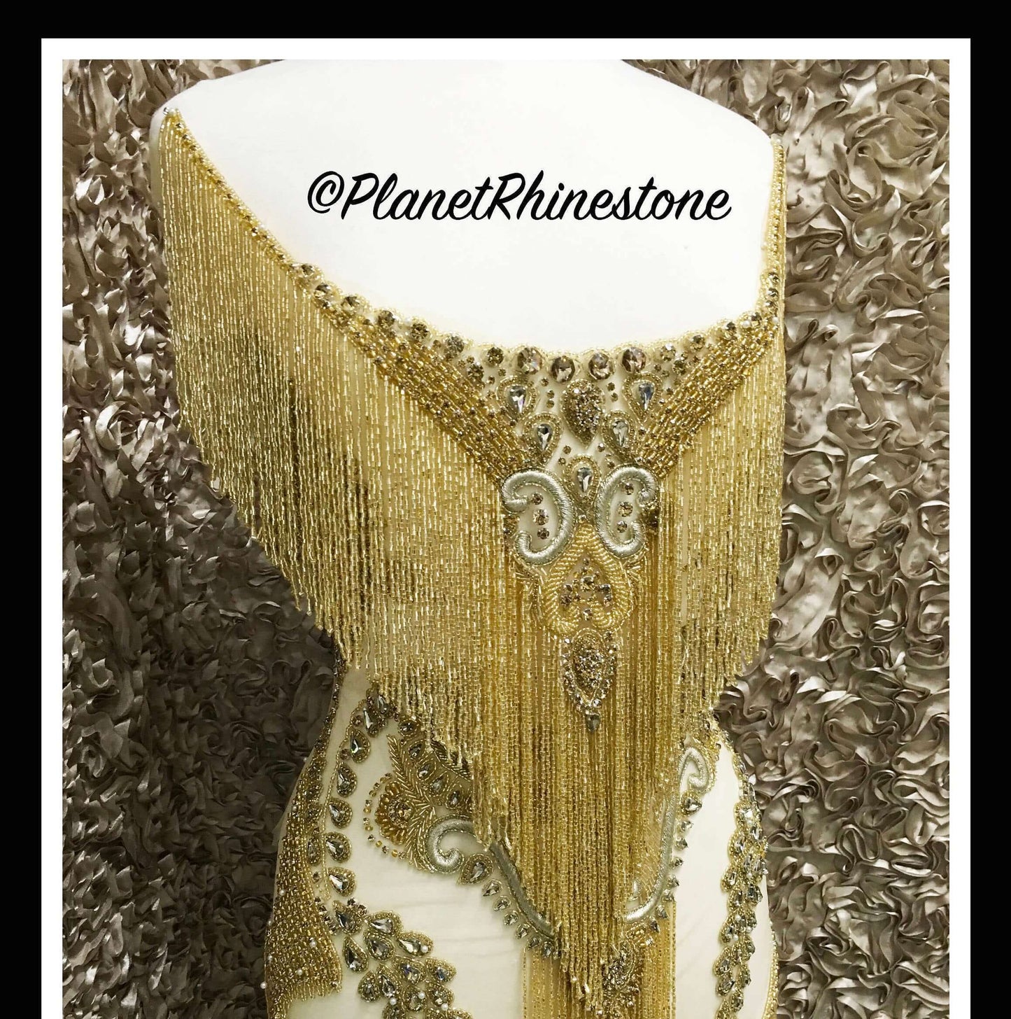 Waterfall Fringe Applique
