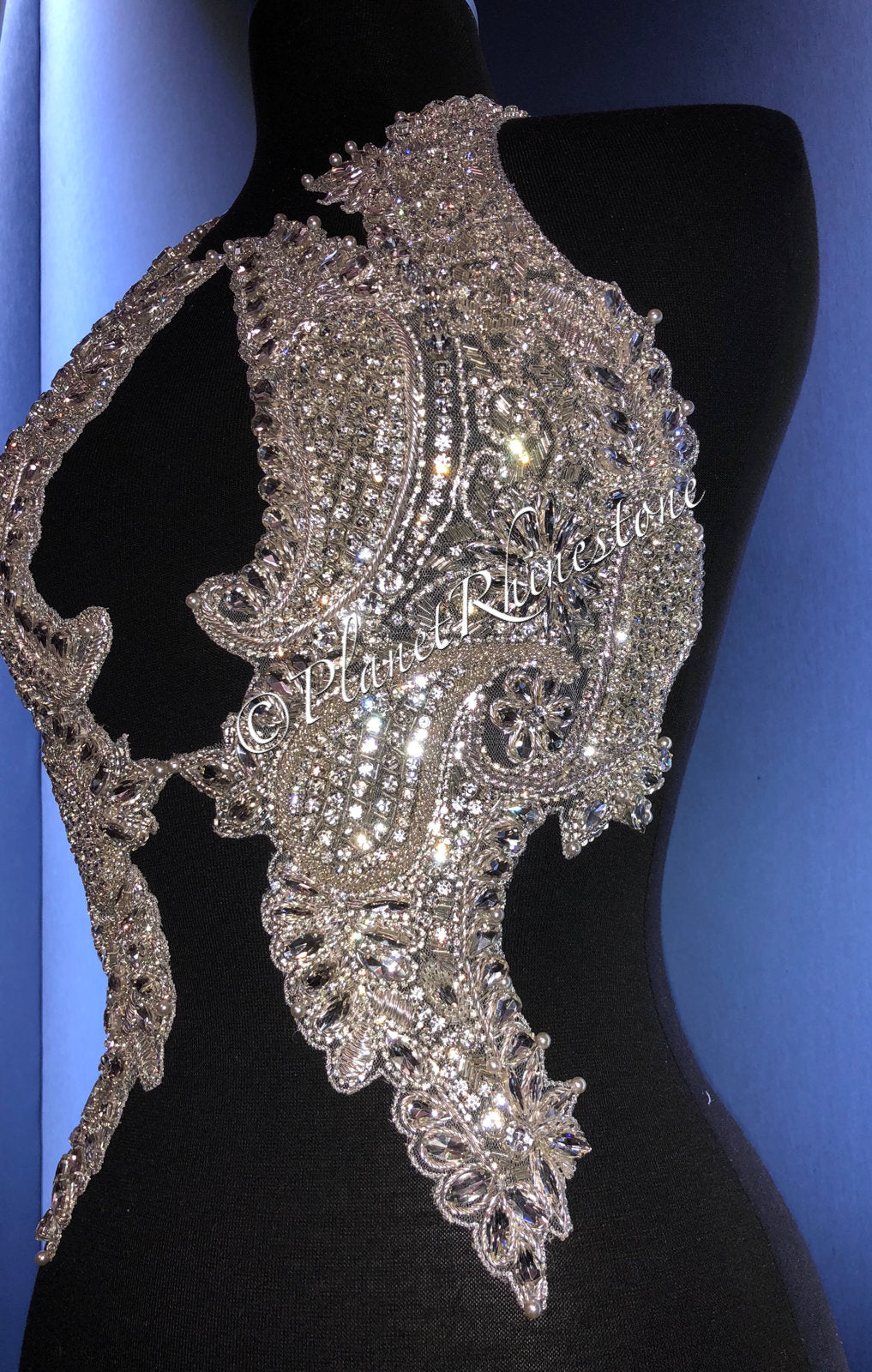 Wendy Rhinestone Pair Applique