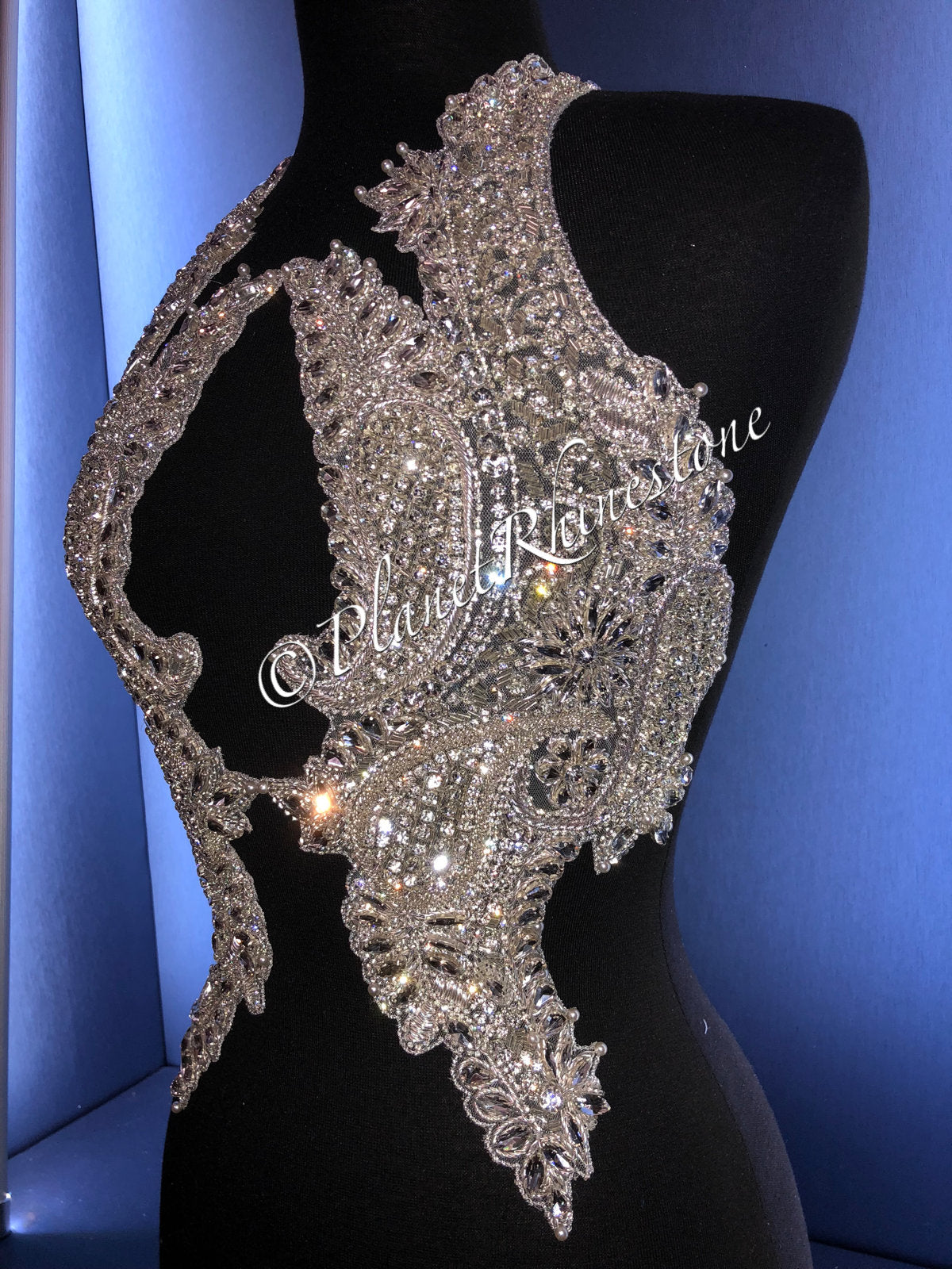 Wendy Rhinestone Pair Applique