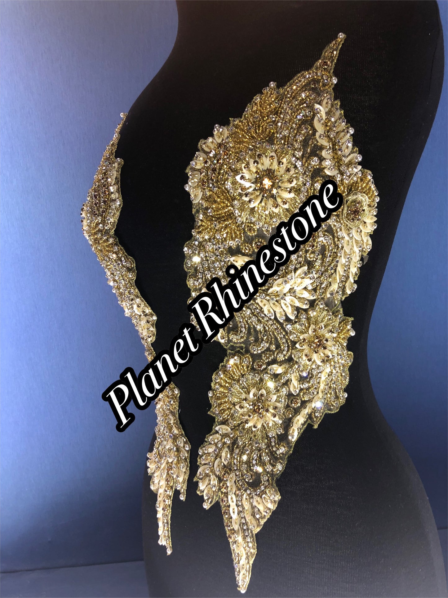 Melanie Crystal Beaded Bodice