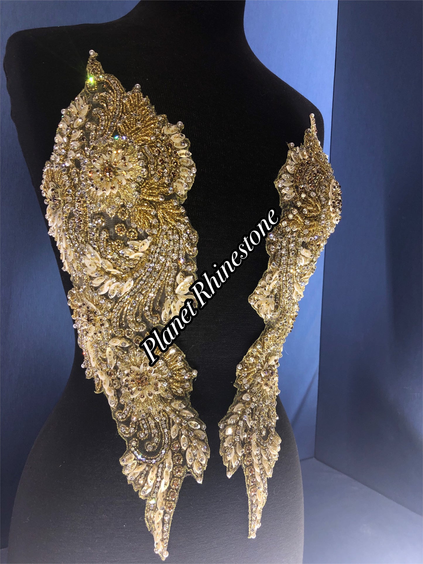 Melanie Crystal Beaded Bodice
