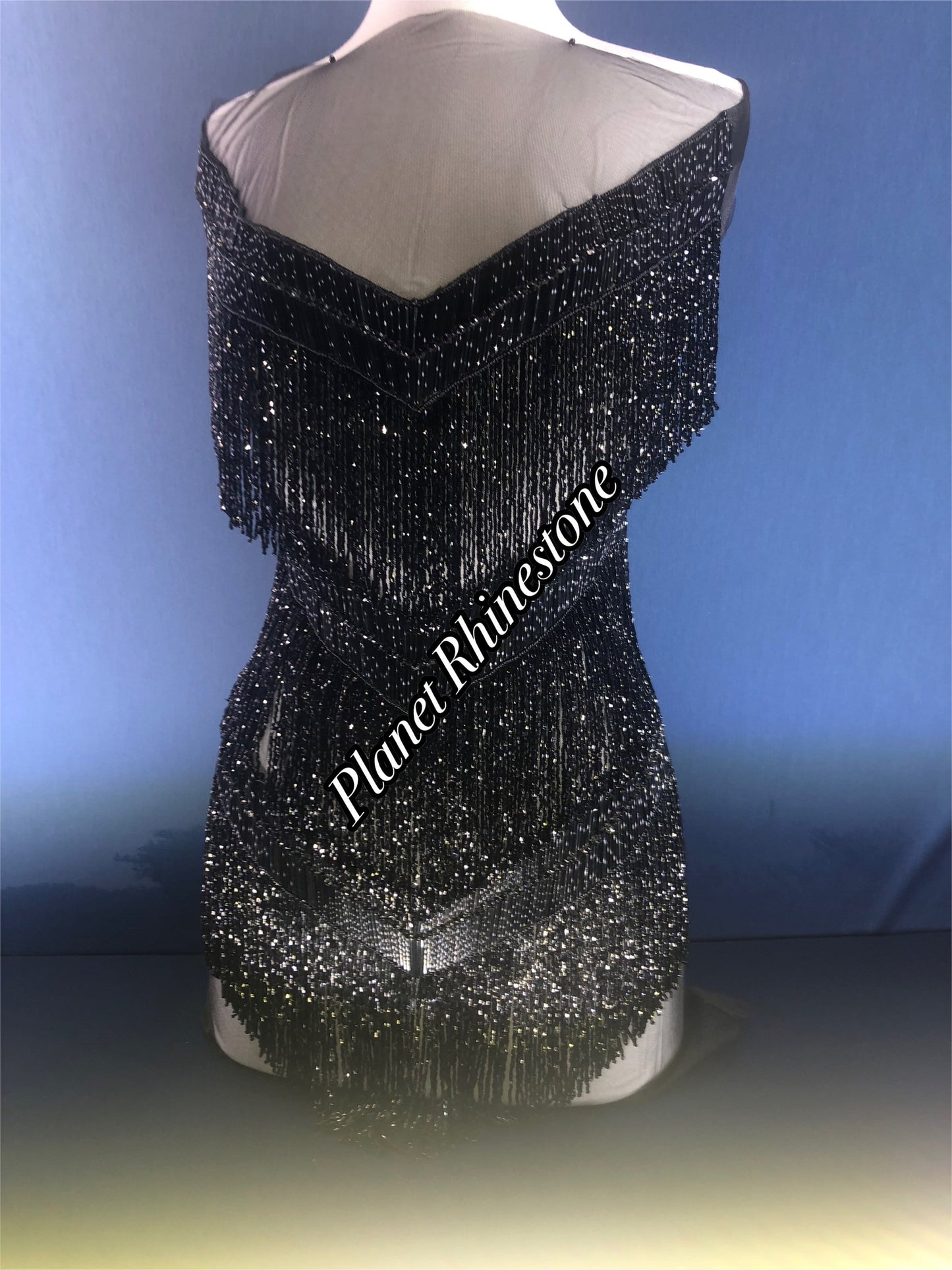 Amelia Beaded Fringe Bodice