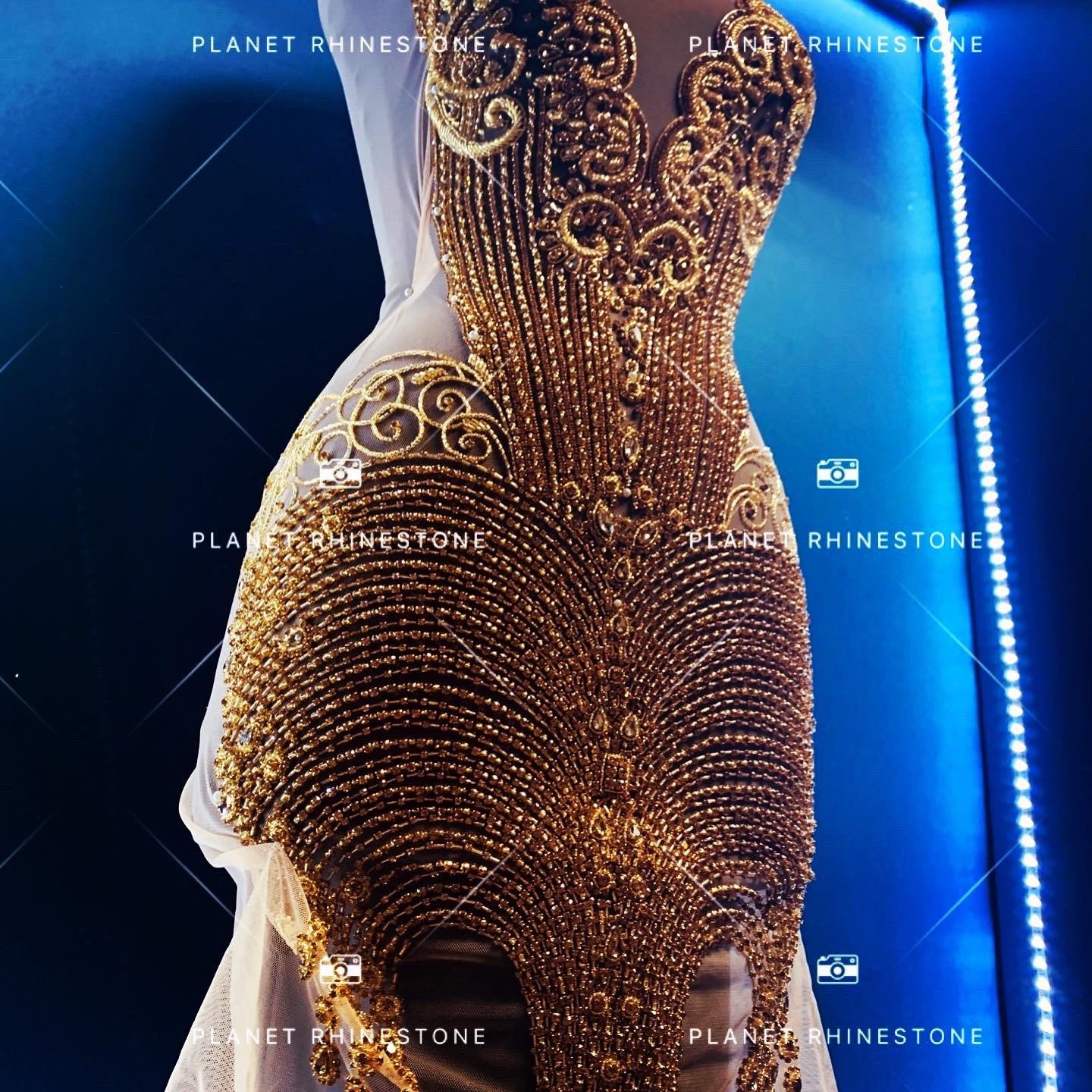 Nancy Rhinestoen Bodice