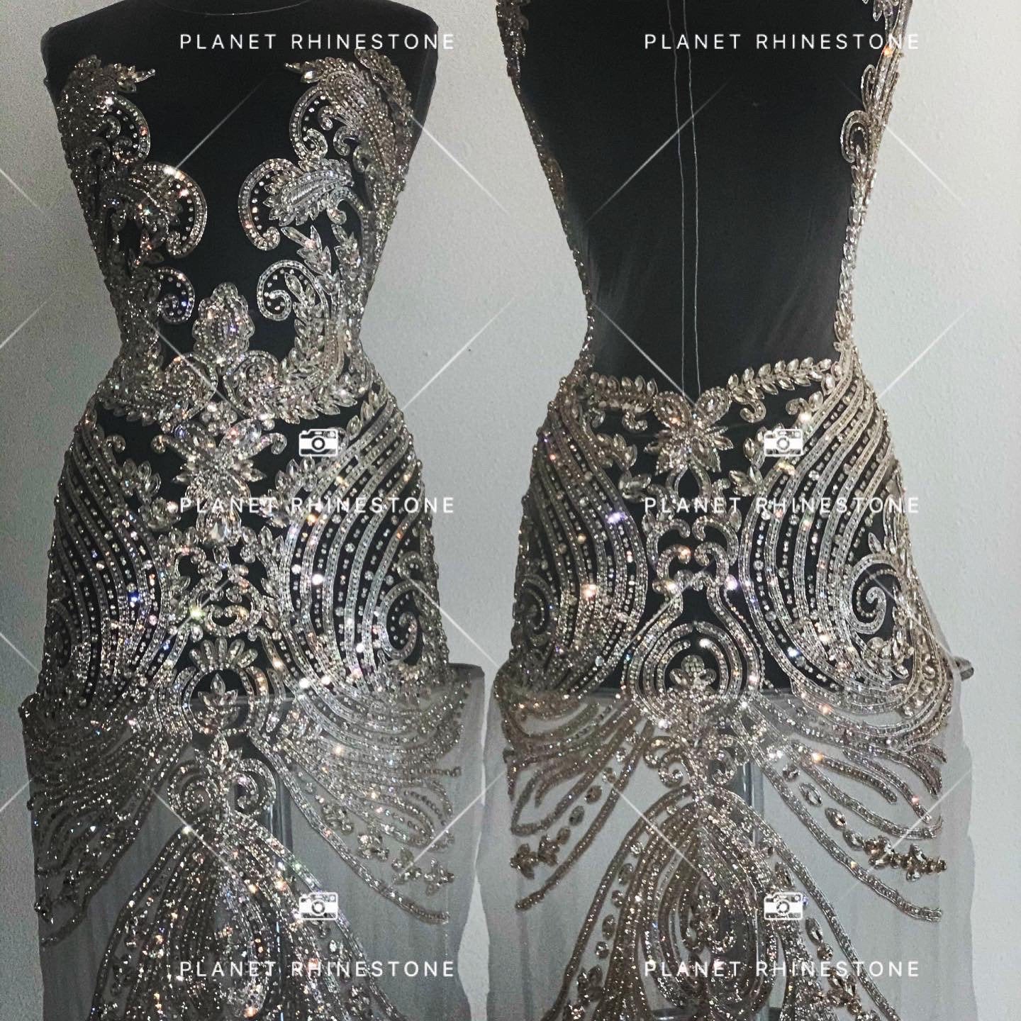 Moosh Rhinestone Bodice Set