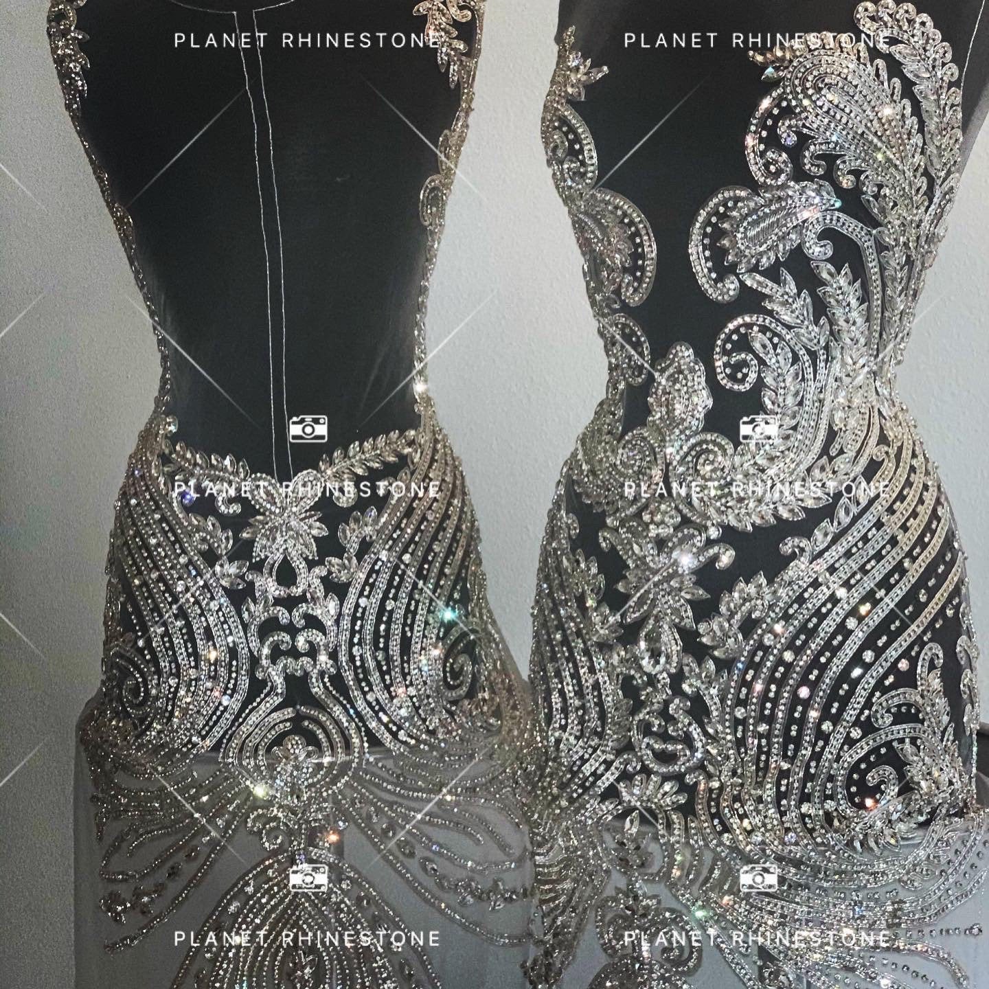 Moosh Rhinestone Bodice Set