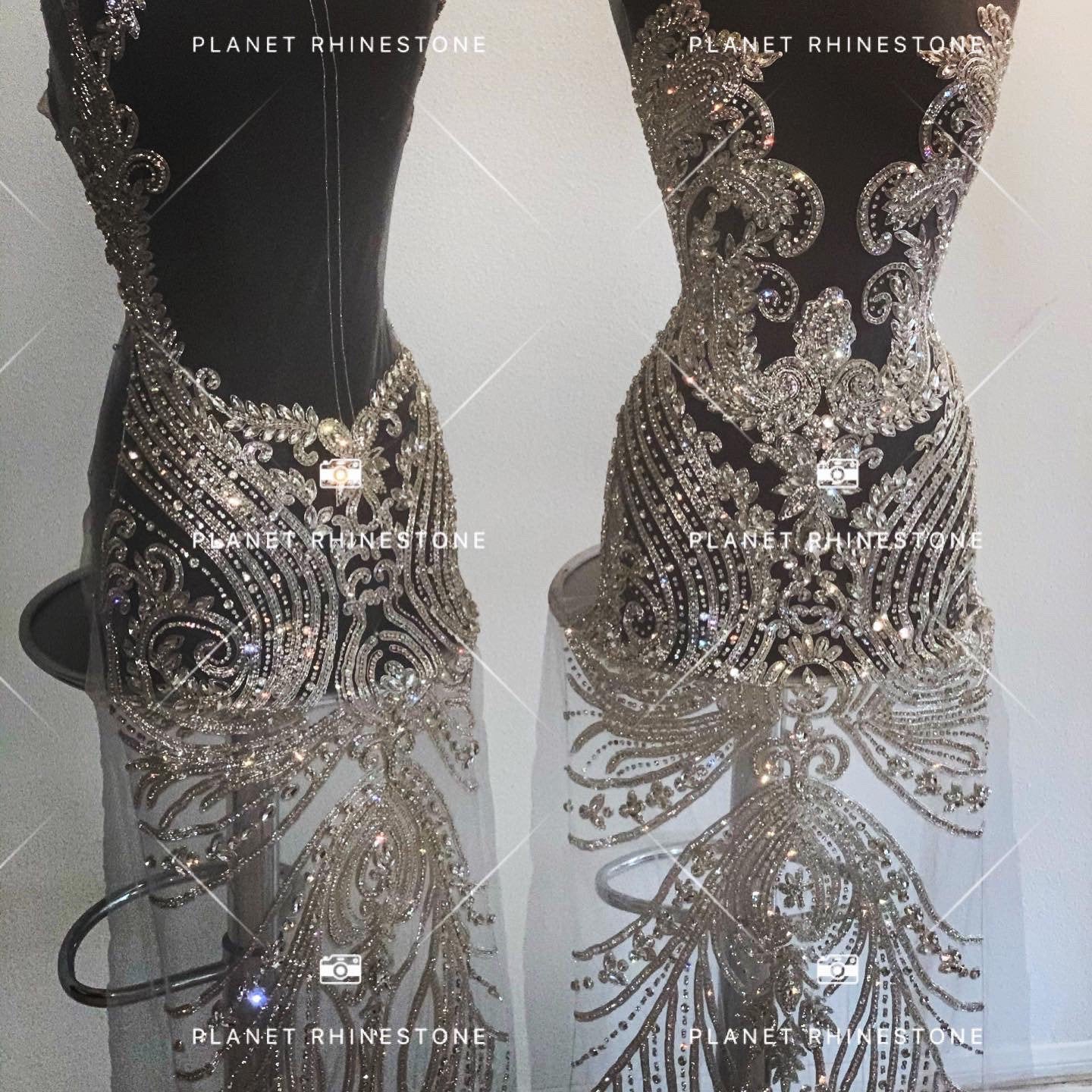 Moosh Rhinestone Bodice Set