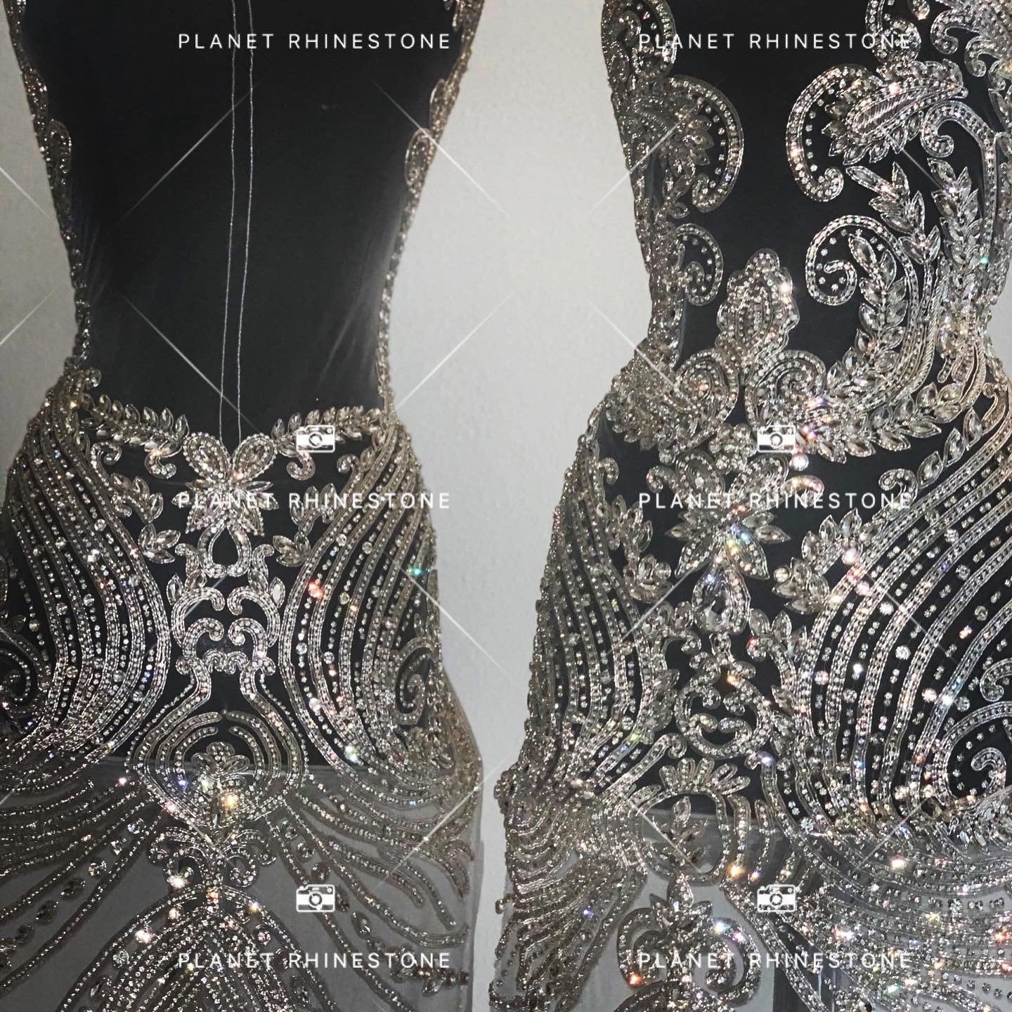Moosh Rhinestone Bodice Set