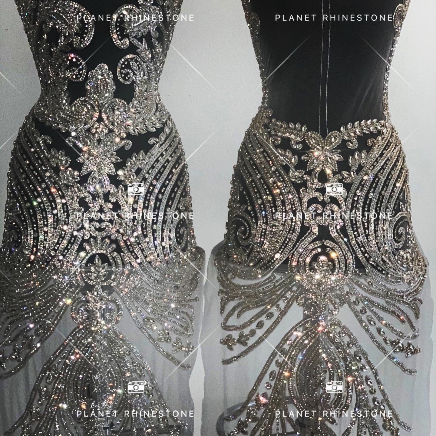 Moosh Rhinestone Bodice Set