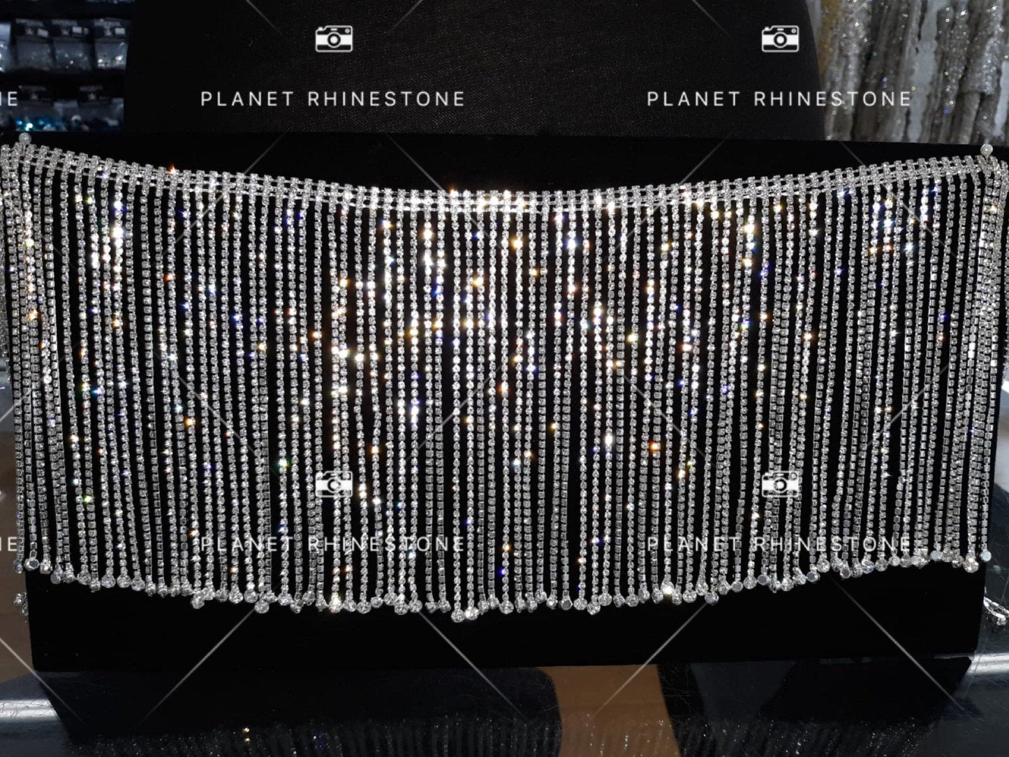 6" Rhinestone Fringe | Crystal Trim