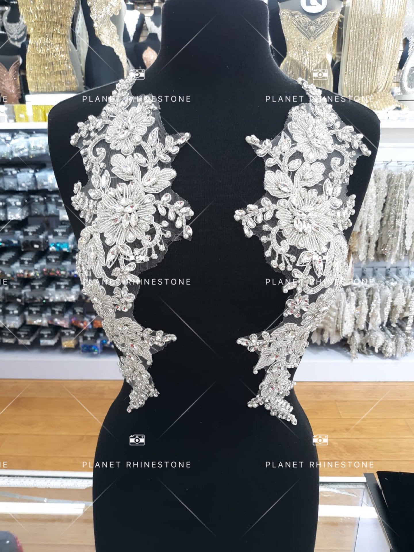 Rhinestone Paor Applique Tani